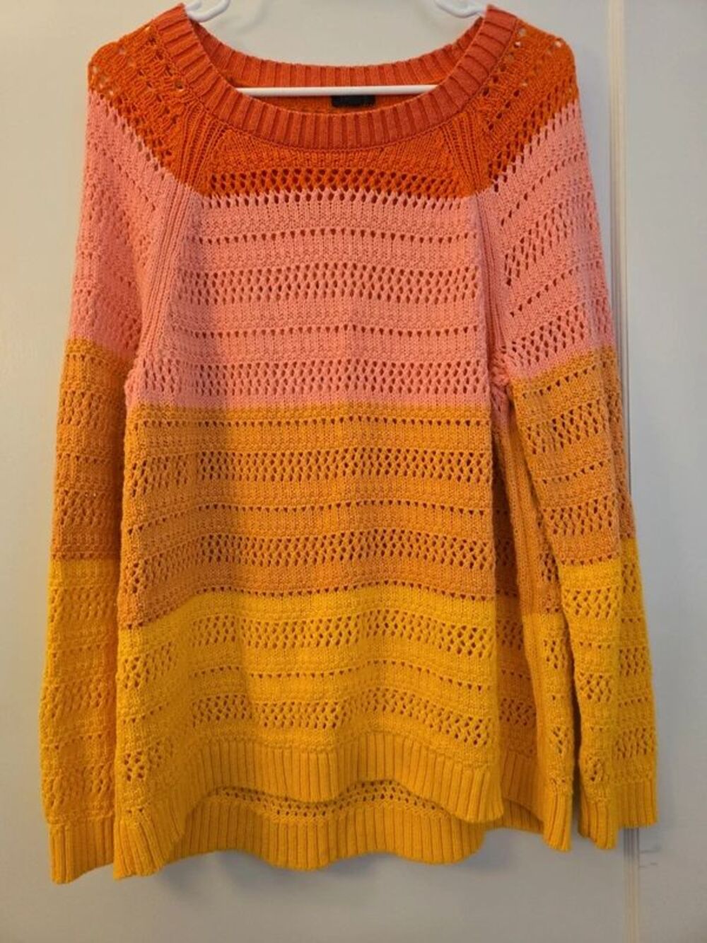Talbots Petites Fun Bright Colorful Sweater